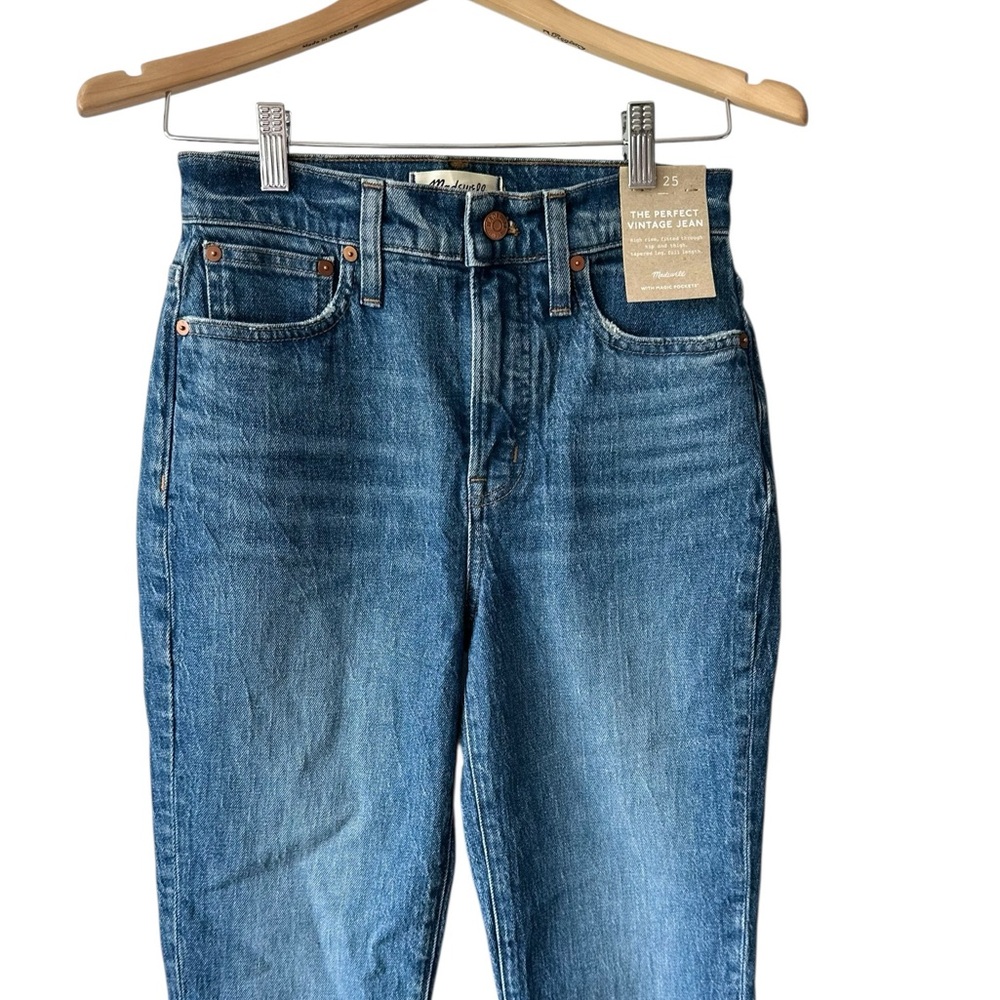 Madewell The Perfect Vintage Jean NWT With Magic Pockets 25 - Picture 5 of 16